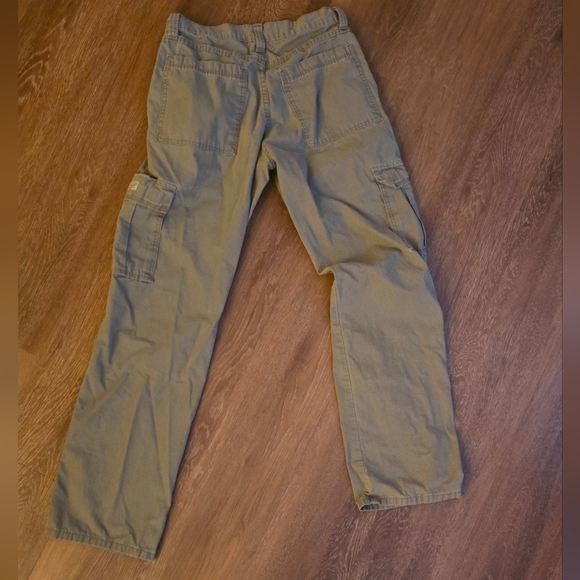 Wrangler 30 x 32  100% cotton cargo khaki jeans pants - Picture 2 of 5